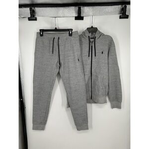 Polo Ralph Lauren Matching Sweat Set Tracksuit Hoodie Jacket Joggers Sweatpants
